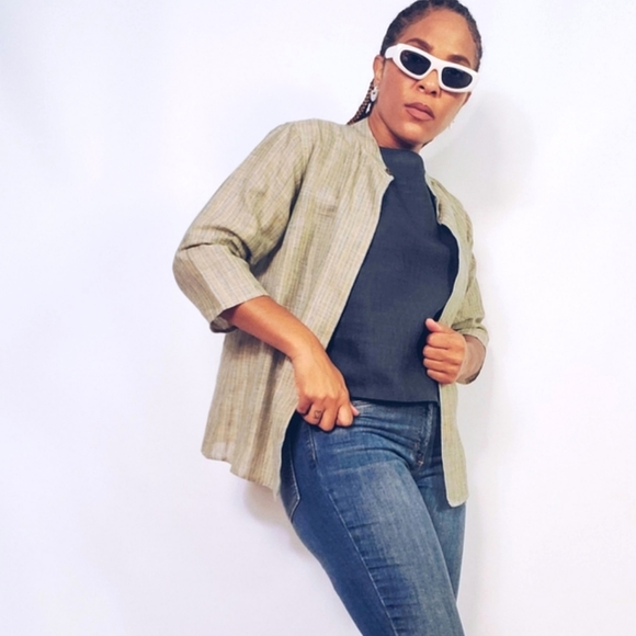 Linen Jacket Set - Picture 1 of 9